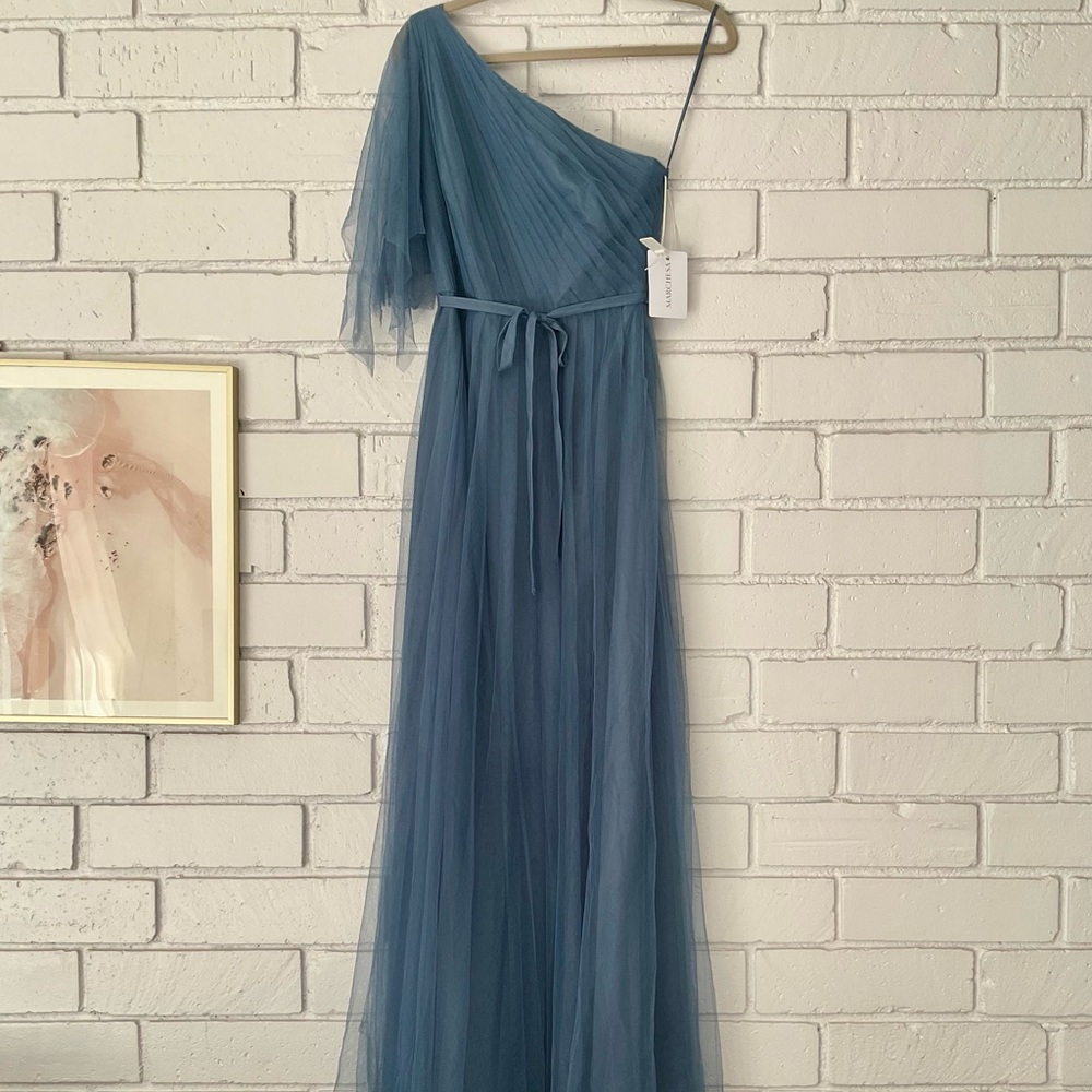 Marchesa Notte | Bridesmaid Dress | One shoulder | Size 0 | Never worn